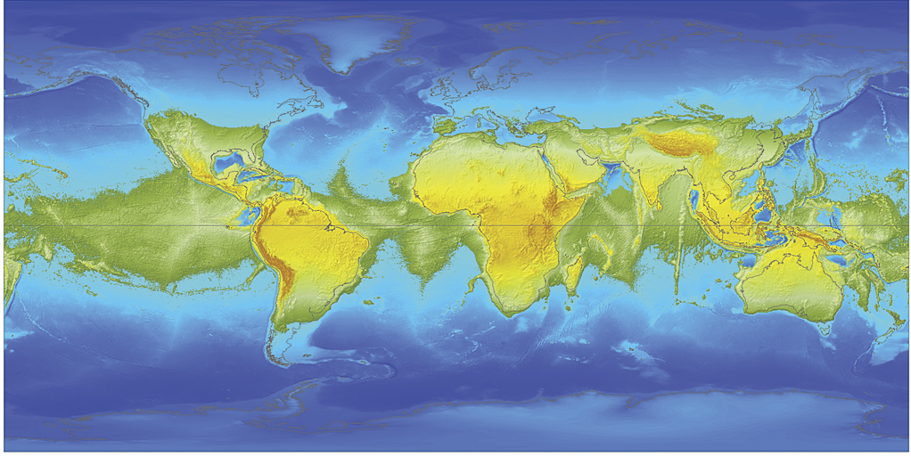 Simulation of global water levels without Earth’s rotation [Fracek]